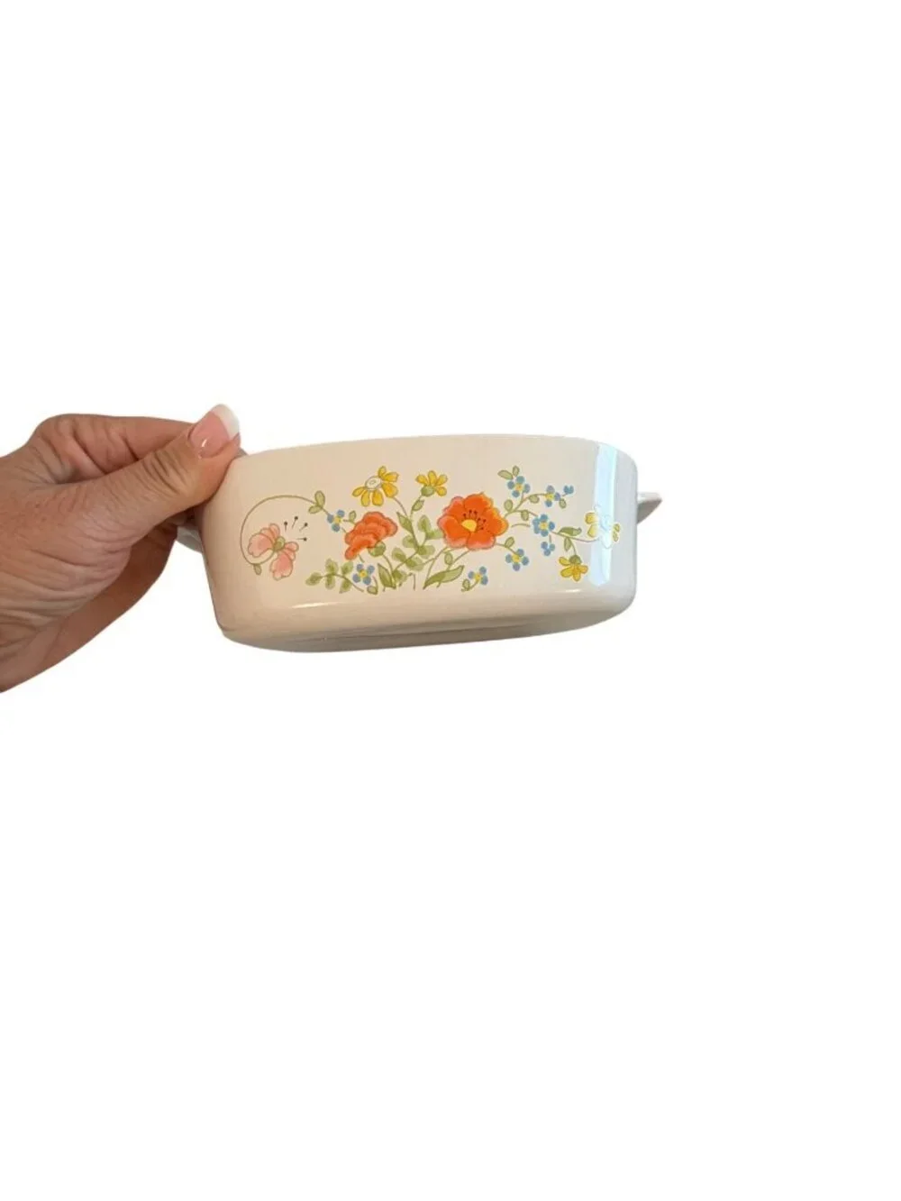 Corning Ware 2 Quart Square Casserole Dish A-2-B With Lid Vintage